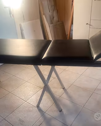 Lettino per massaggi in pelle