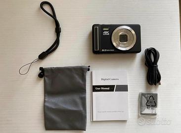 Mini fotocamera 4K 64MP con autofocus