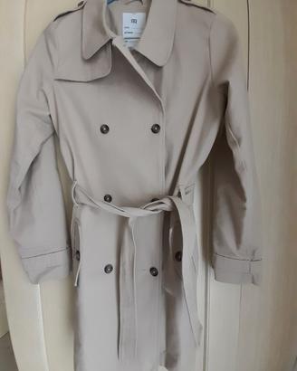 Trench in cotone 100%, colore beige