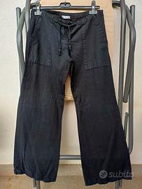 4 pantaloni lino/cotone tg. 44 M