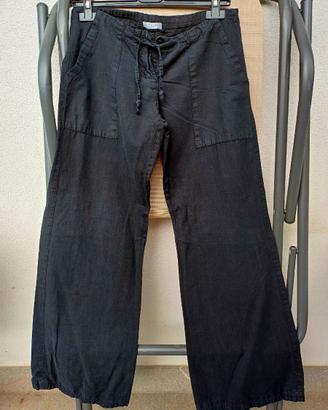 4 pantaloni lino/cotone tg. 44 M