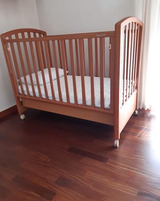 Lettino Foppapedretti Lucy legno + materasso