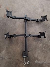 Staffa/Braccio x 4 monitor