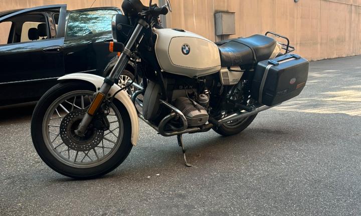 BMW R65 1984 bianco targa originale