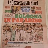 GAZZETTA DELLO SPORT VITTORIA BOLOGNA COPPA ITALIA