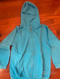 Felpa azzurra FRUIT OF THE LOOM 9-11y