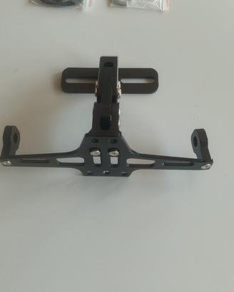 Portatarga moto/scooter/universale con luce targa 