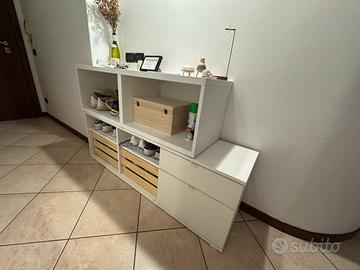 2 mobili contenutori Ikea Bianchi