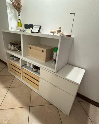2 mobili contenutori Ikea Bianchi