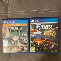 Trials rising + rocket league per ps4