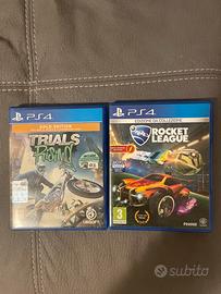 Trials rising + rocket league per ps4