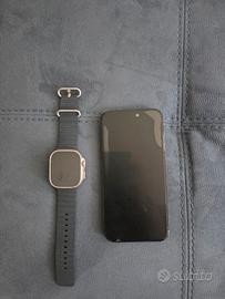 iPhone  14 PRO MAX 1 TB con Apple watch Ultra