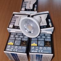 5 lampadine led gu10 dimmerabili 4000k
