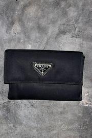 Portafoglio Prada Re-Nylon Nero