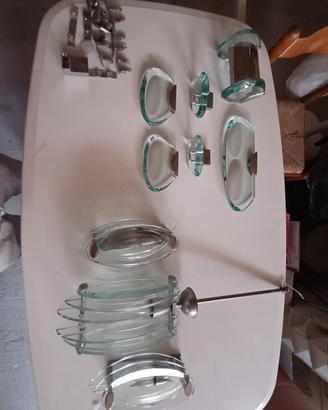 lampadario  stile Fontana Arte vintage 