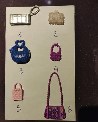 Serie n. 25 Accessori bambole Barbie