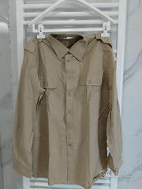 camicia maniche lunghe esercito vintage 