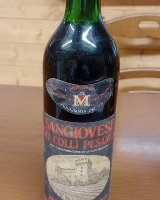 bottiglia vino sangiovese 