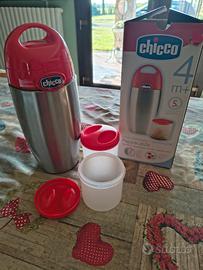 Portavivande Termico CHICCO Pappacalda - Inox con 