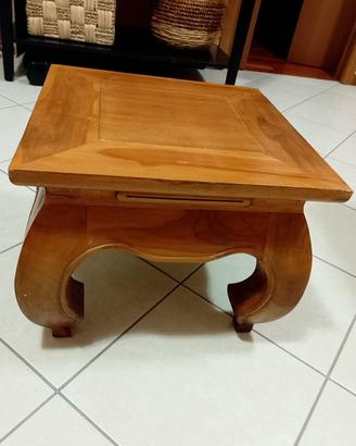tavolino etnico in legno