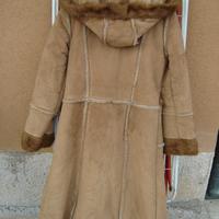 GIACCONE CON CAPPUCCIO ECO PELLE