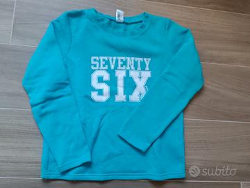 Felpa azzurra ragazza