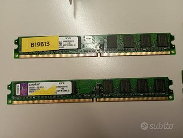 1GB Ram Scheda di memoria Kingston KVR667D2N5/1G