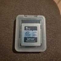 scheda memoria Lexar professional 1 tb