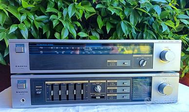 Ampli Sanyo JA300+Tuner Sanyo JT300 vintage (1982)