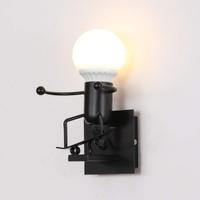 Lampada Applique da parete omino skateboard