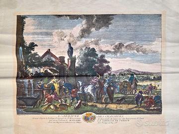 Jean Moyreau - L'Arrivee des Chasseurs. [1735].