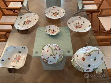 Servizio Herend hand paintend 8 pax Candida Tupini