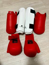 Paratibia + parastichi + guantoni