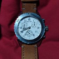 Orologio Sector 450 in acciaio e pelle