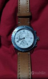 Orologio Sector 450 in acciaio e pelle