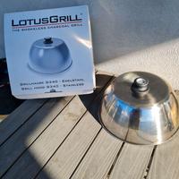 barbecur LOTUS GRILL completo di CUFFIA coperchio