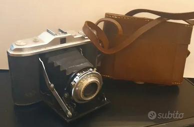 Agfa macchina fotografica soffietto anni '50.