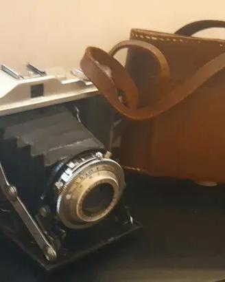 Agfa macchina fotografica soffietto anni '50.