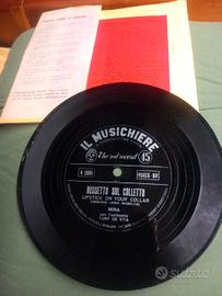 Il Musichiere disco Mina Rossetto Sul Colletto 196