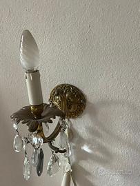 Set di Applique classico vintage epoca goccia muro