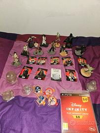 disney infinity ps3 lotto gioco + personaggi 