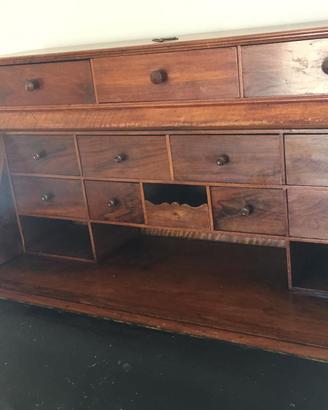 Antico Mobile Scrittoio Cassettiera Ribalta  900