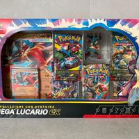 Mega Lucario EX Collezione Pokemon Sigillata Nuova