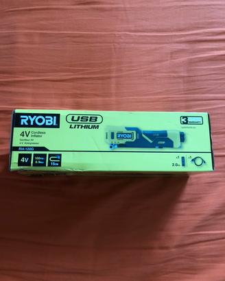Gonfiatore a batteria 4V usb Ryobi