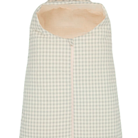 Sacco Ovale Vichy Blue - mezza stagione