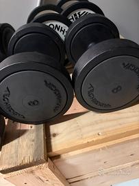 Coppia Manubri da 8 kg Technogym