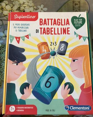 Gioco battaglia delle tabelline