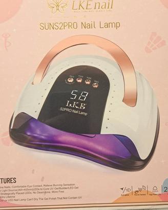 LAMPADA NUOVISSIMA UV PER UNGHIE -LKE mod SUNS2PRO