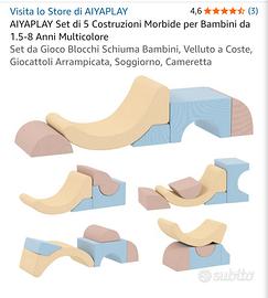 costruzioni morbide  5 pezzi