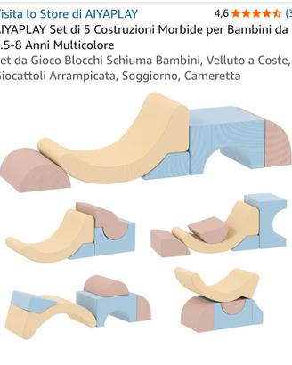 costruzioni morbide  5 pezzi